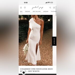 Petal & Pup Charmed One-Shoulder Dress